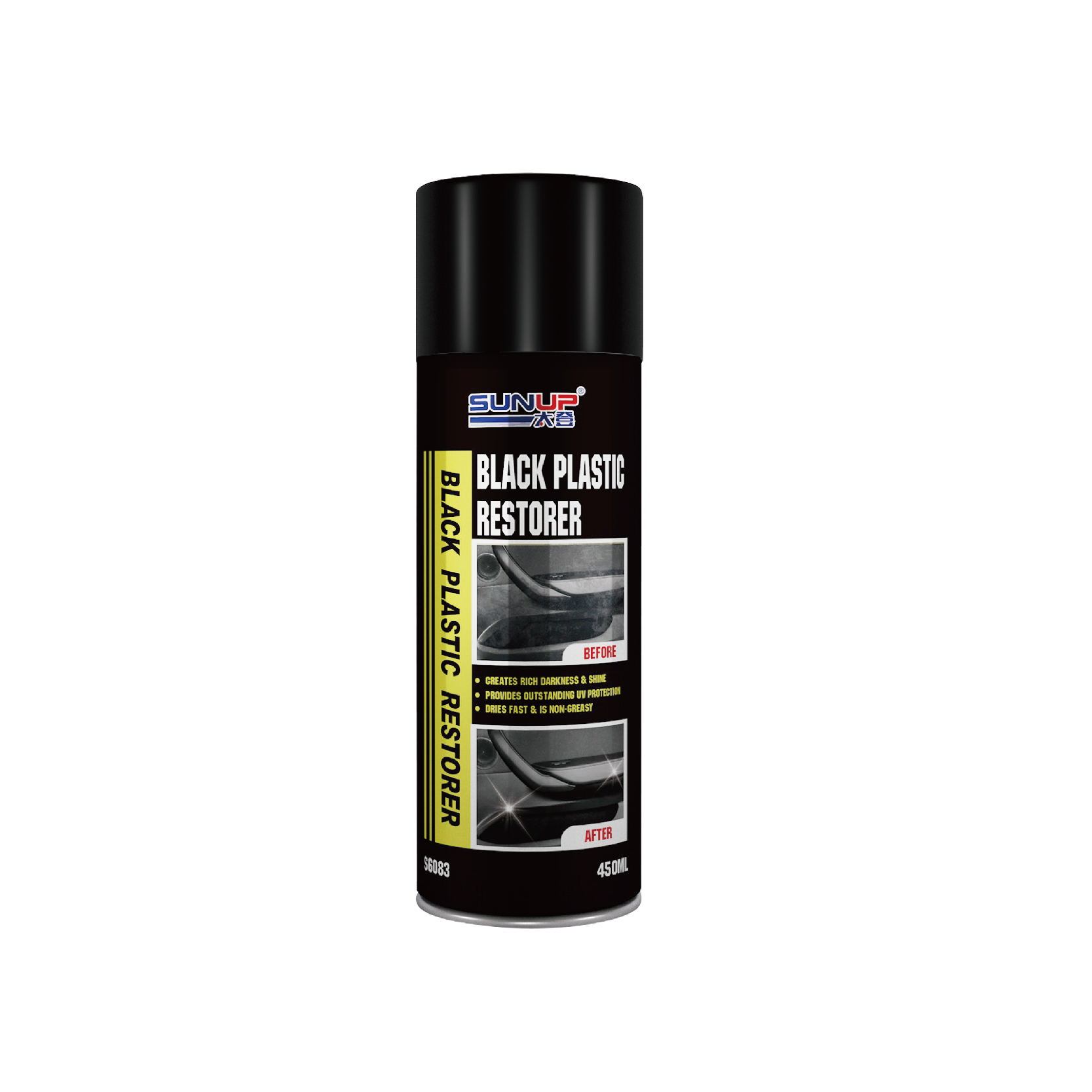 S6083 Black Plastic Restorer  450ml